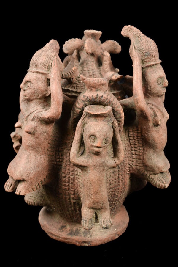 Terracotta Jar – Bariba – Benin – Schädler certificate - 4