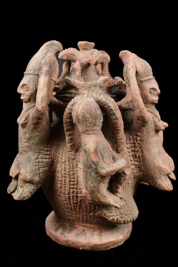 Terracotta Jar – Bariba – Benin – Schädler certificate - 6