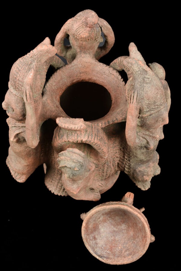 Terracotta Jar – Bariba – Benin – Schädler certificate - 8