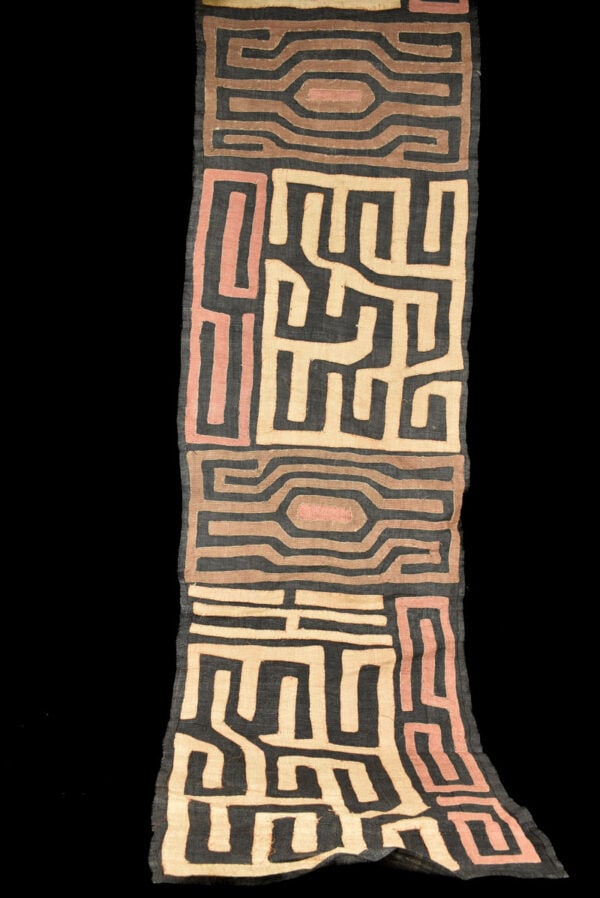 Textile – Cloth – Shoowa-Kuba – DR Congo 320 cm - 4