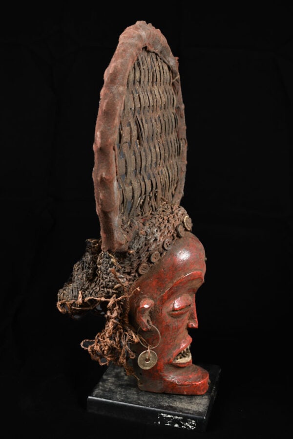 Chihongo Mask – Wood – Chokwe – DR Congo - 3