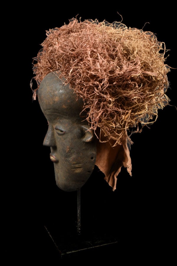 Mask – Wood, Raphia – Pende – DR Congo - 5