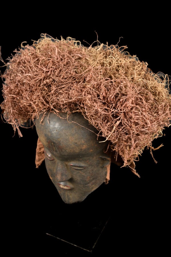 Mask – Wood, Raphia – Pende – DR Congo - 6