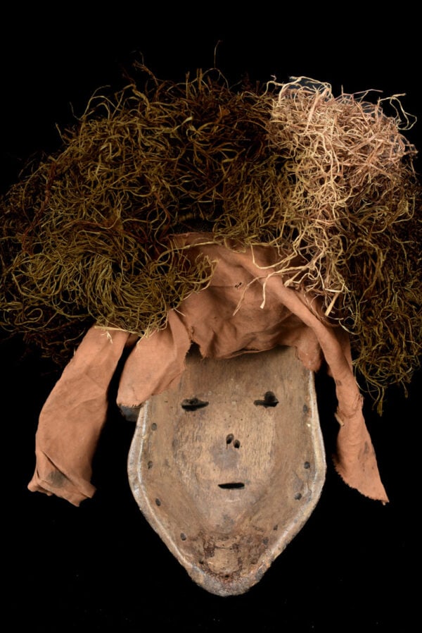 Mask – Wood, Raphia – Pende – DR Congo - 8