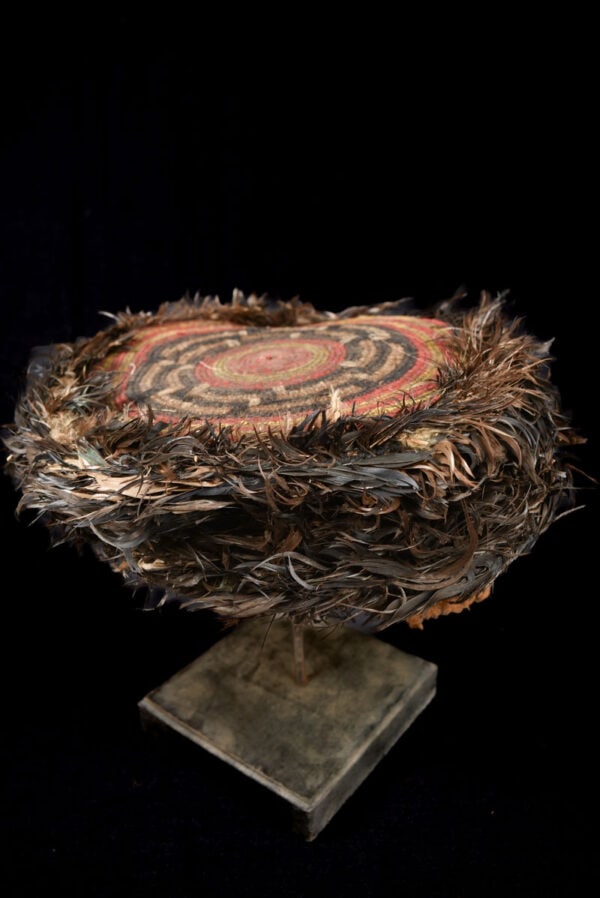 Prestige Hat – feathers, plant fibre – Tikar – Cameroon - 2