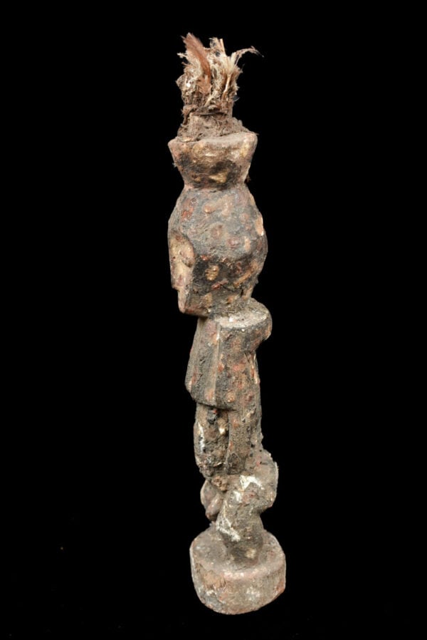 Initiation Statue – Wood, Feathers – Lengola – Congo - 5