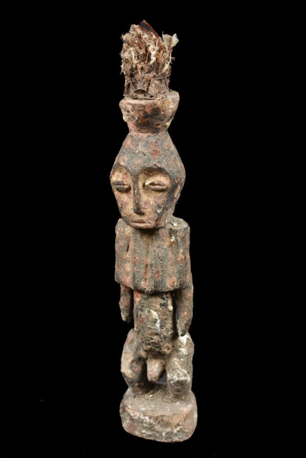 Initiation Statue – Wood, Feathers – Lengola – Congo - 6