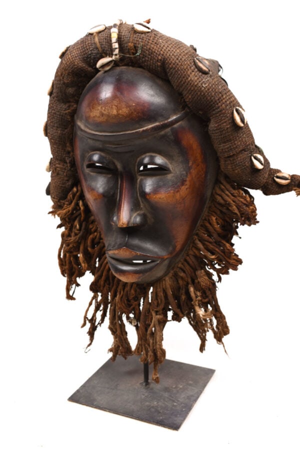 Mask – Wood, Shell, Fabric – Dan – Ivory Coast - 2