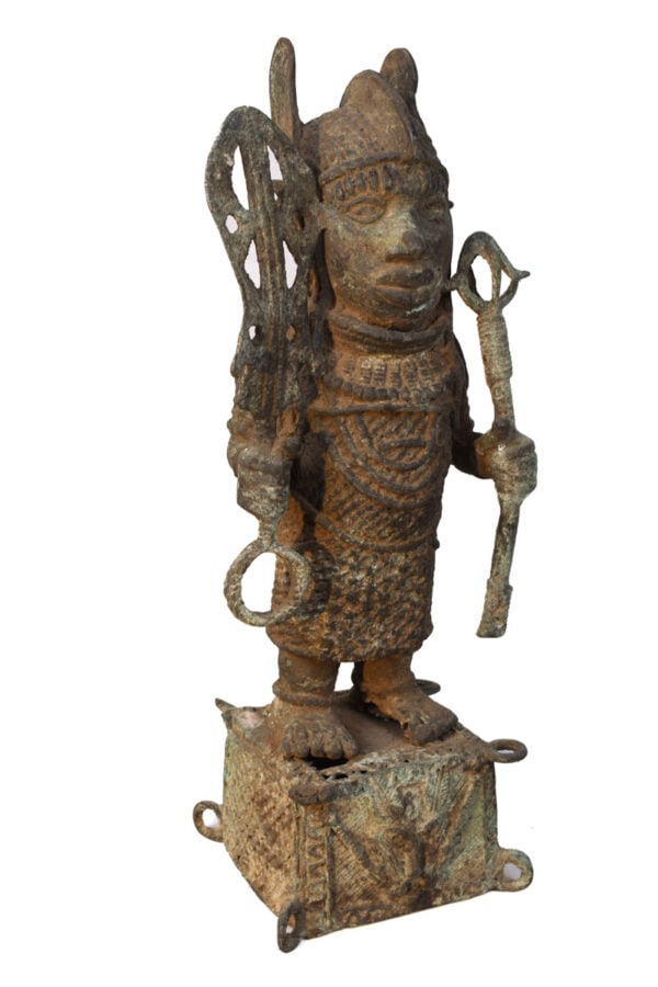 Warrior Figure – Bronze – Edo – Benin - 4