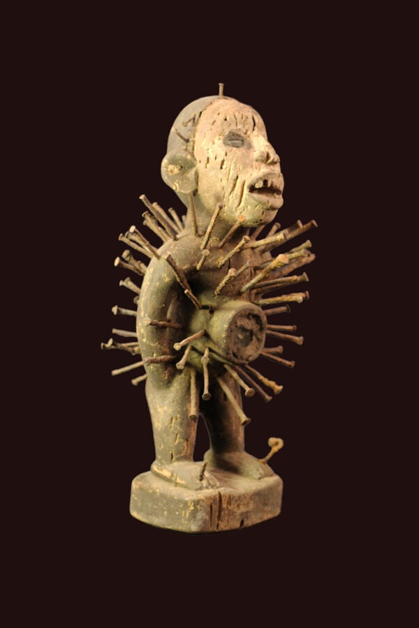 Nkisi Figure – Wood, Nails – Yombe – Congo - 5