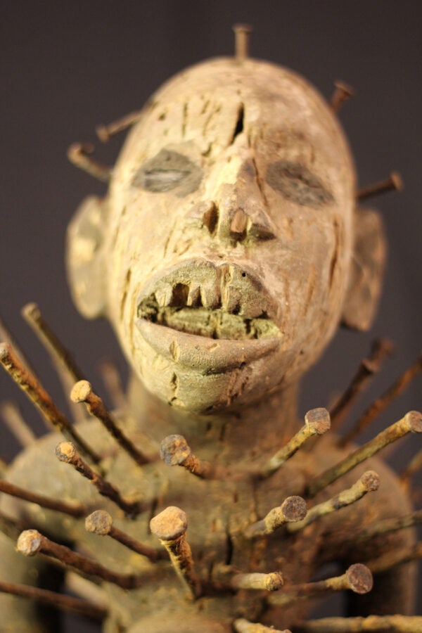 Nkisi Figure – Wood, Nails – Yombe – Congo - 9