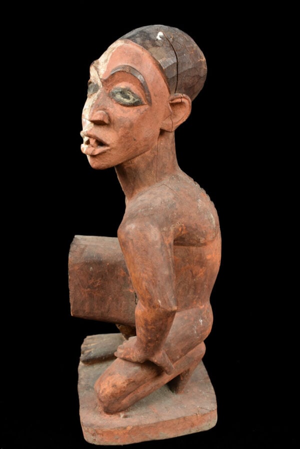 Figure – Wood, Glass – Bakongo – Congo - 5