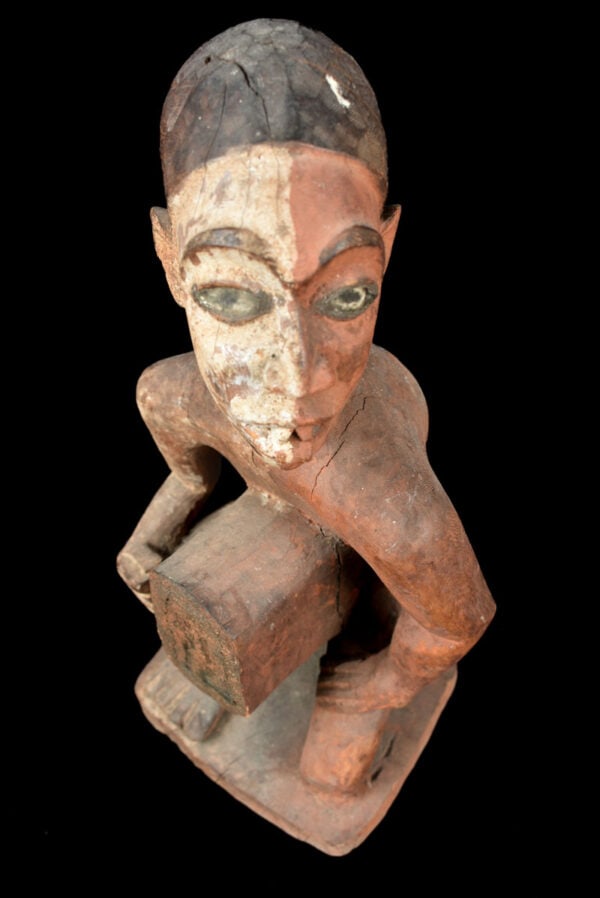 Figure – Wood, Glass – Bakongo – Congo - 6