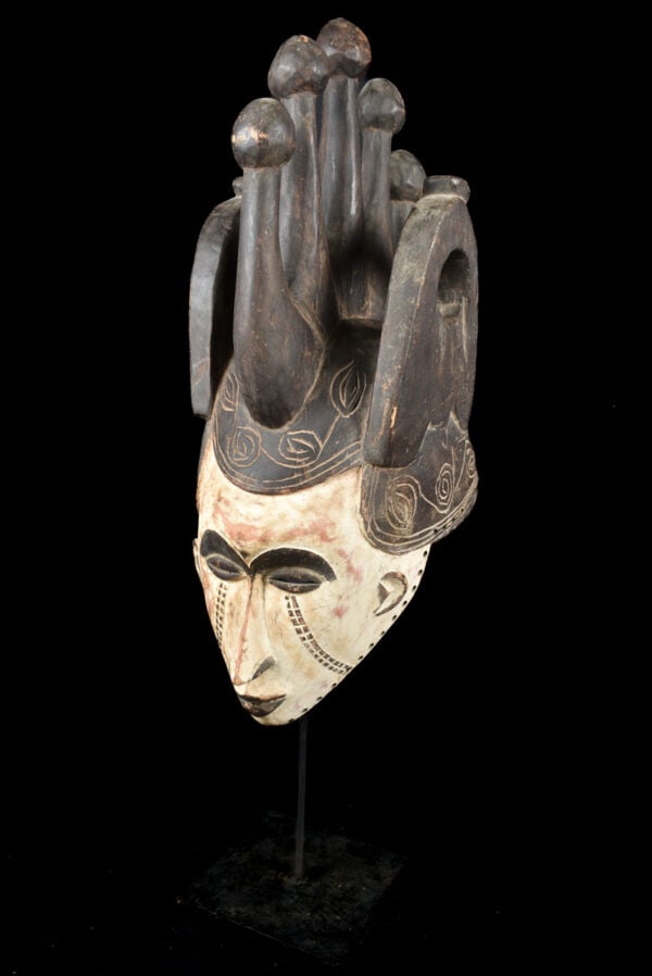 Mask – Wood – Agbogho Mmwo – Igbo / Ibo – Nigeria - 3