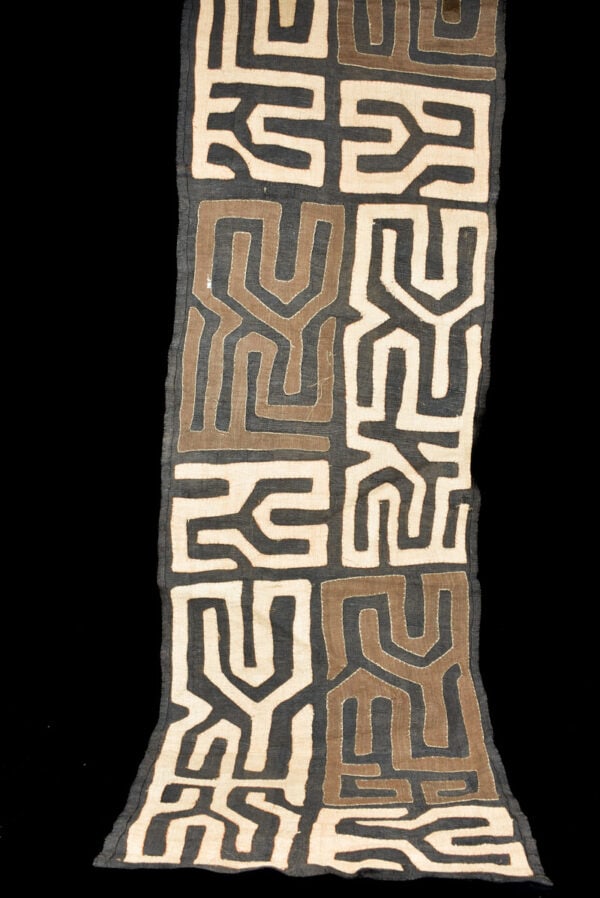 Textile – Cloth – Shoowa-Kuba – DR Congo 280 cm - 4