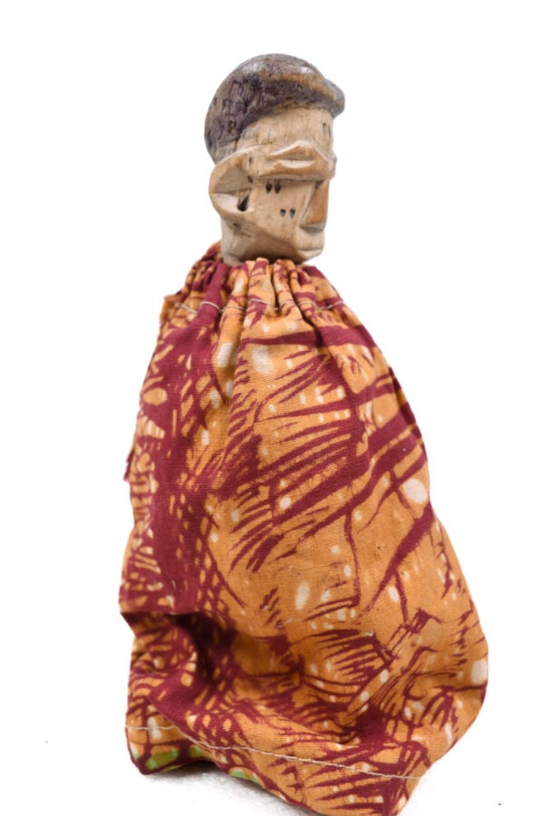 Ancestor figure – Wood, Textile – Ewe – Togo - 5