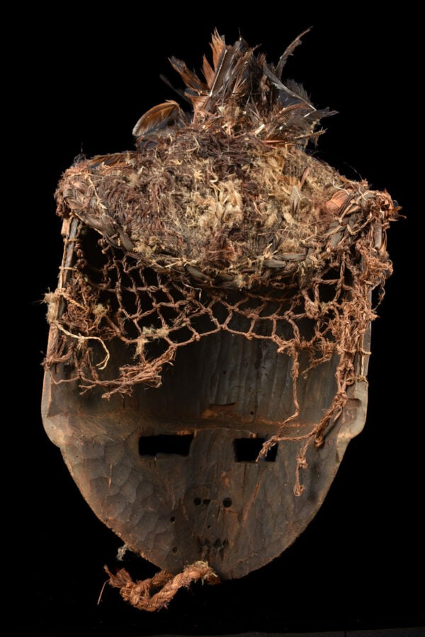 Initiation mask – Wood, Feathers – Salampasu – Congo - 7
