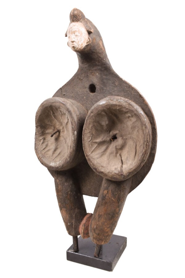 Blacksmith Bellow`s – Wood – Leather – Punu – Gabon - 4