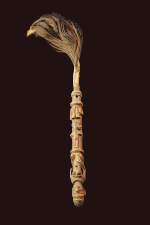 Fly whisk – Wood – Yombe – DR Congo - 5
