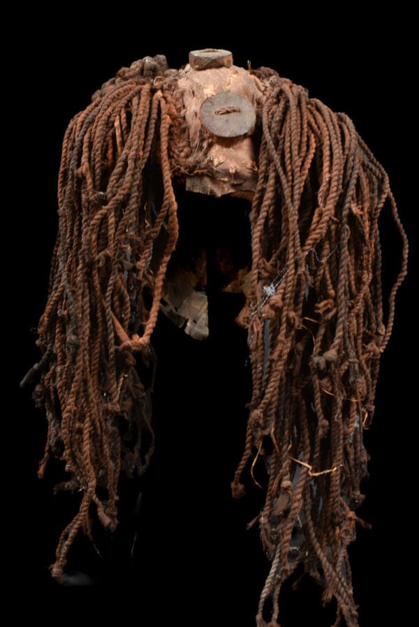 Mask – Wood, Rope – Lwena – Angola - 5