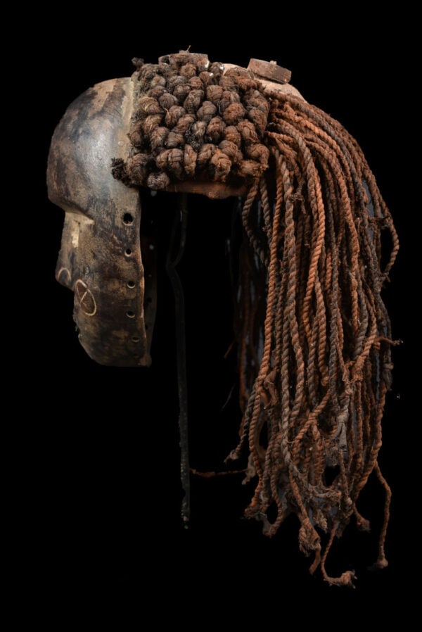 Mask – Wood, Rope – Lwena – Angola - 7