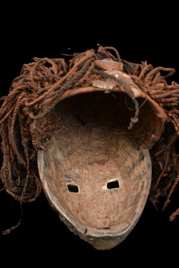Mask – Wood, Rope – Lwena – Angola - 8