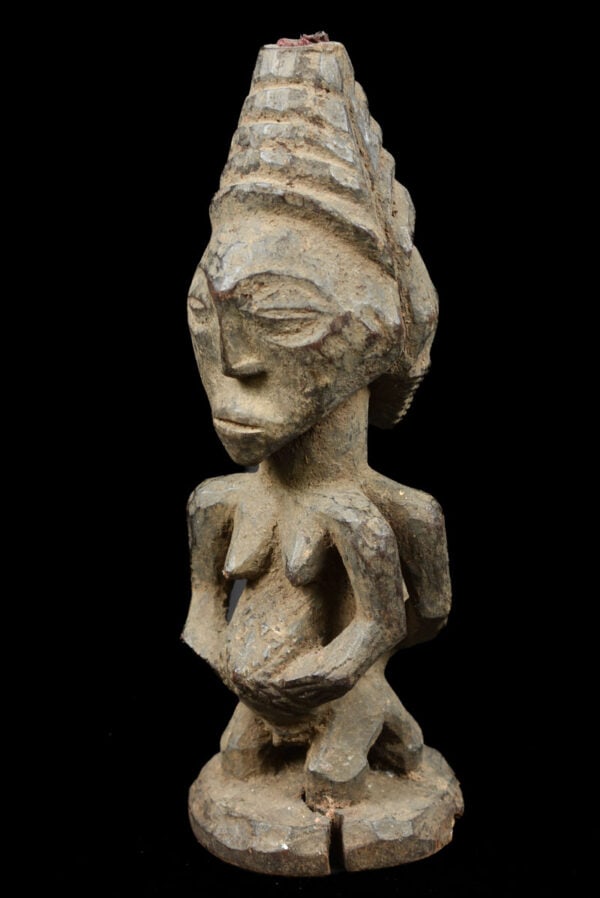Ancestor figure – Wood – Kusu – DR Congo (1 of 8)