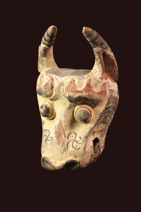 Bull mask – Wood – India - 5