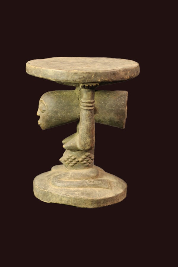Stool – Wood – Luba – DR Congo - 4