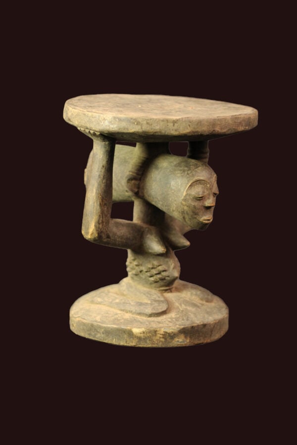 Stool – Wood – Luba – DR Congo - 5