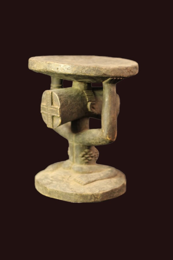 Stool – Wood – Luba – DR Congo - 6