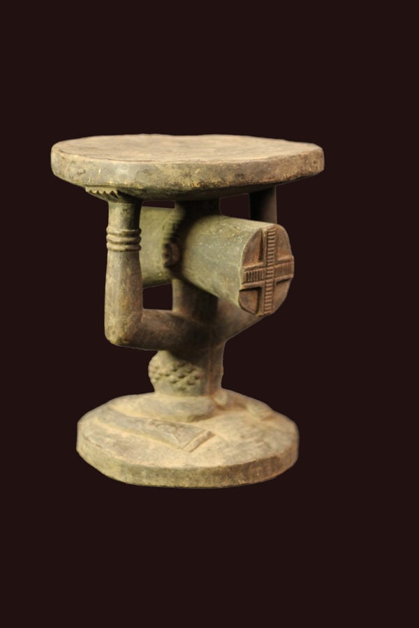 Stool – Wood – Luba – DR Congo - 7