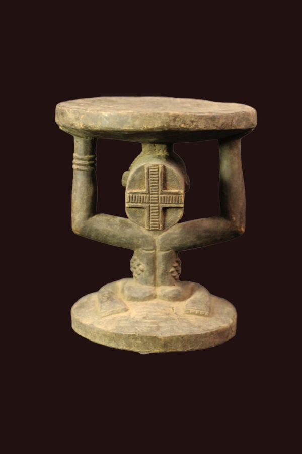 Stool – Wood – Luba – DR Congo - 8