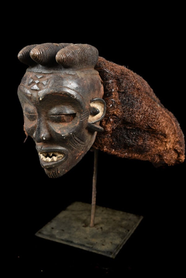Mask – Wood – Chokwe – Congo DRC - 5