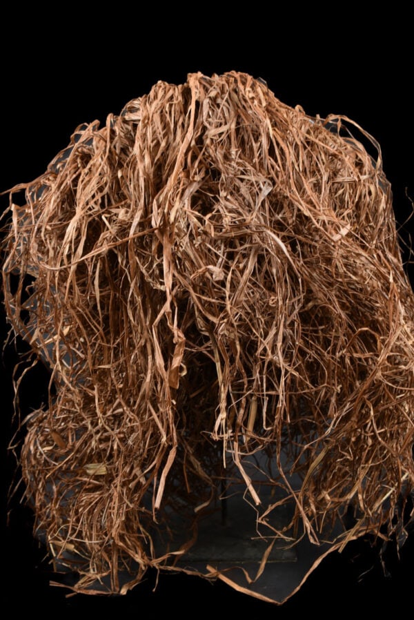 Mask – Wood, Raphia – Luba – DR Congo - 8