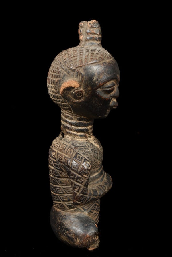King ancestral figure – Wood – Ndengese – DR Congo - 5
