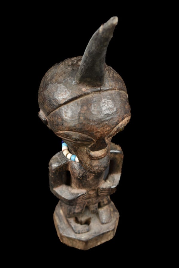 Power Figure – Wood, Horn, Beads – Songye – Congo - 2
