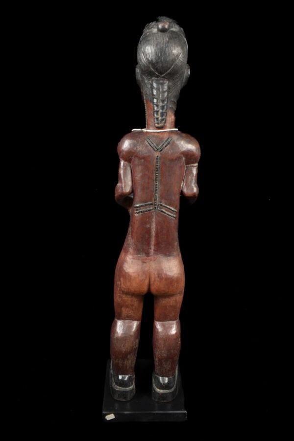Ancestor figure – Baule – Wood – Ivory Coast – Schädler certificate - 5