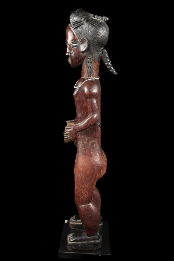Ancestor figure – Baule – Wood – Ivory Coast – Schädler certificate - 6