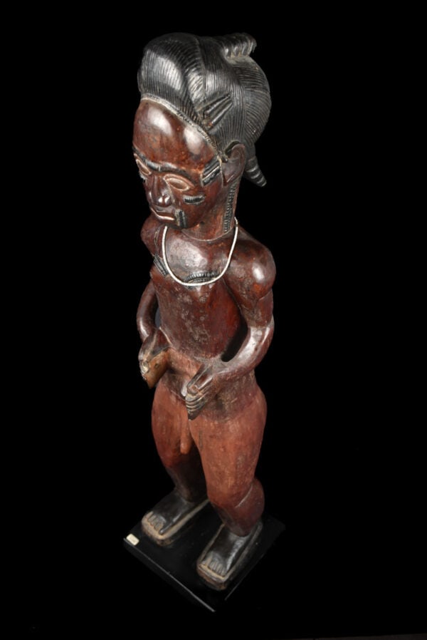 Ancestor figure – Baule – Wood – Ivory Coast – Schädler certificate - 7