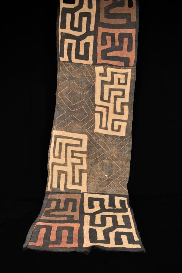 Textile – Cloth – Shoowa-Kuba – DR Congo 320 cm (1 of 5)