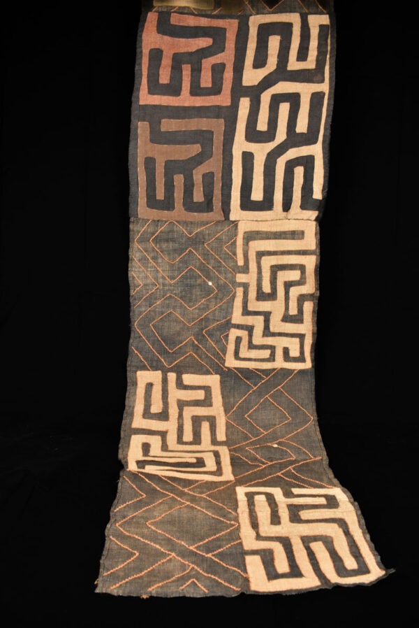 Textile – Cloth – Shoowa-Kuba – DR Congo 320 cm - 4