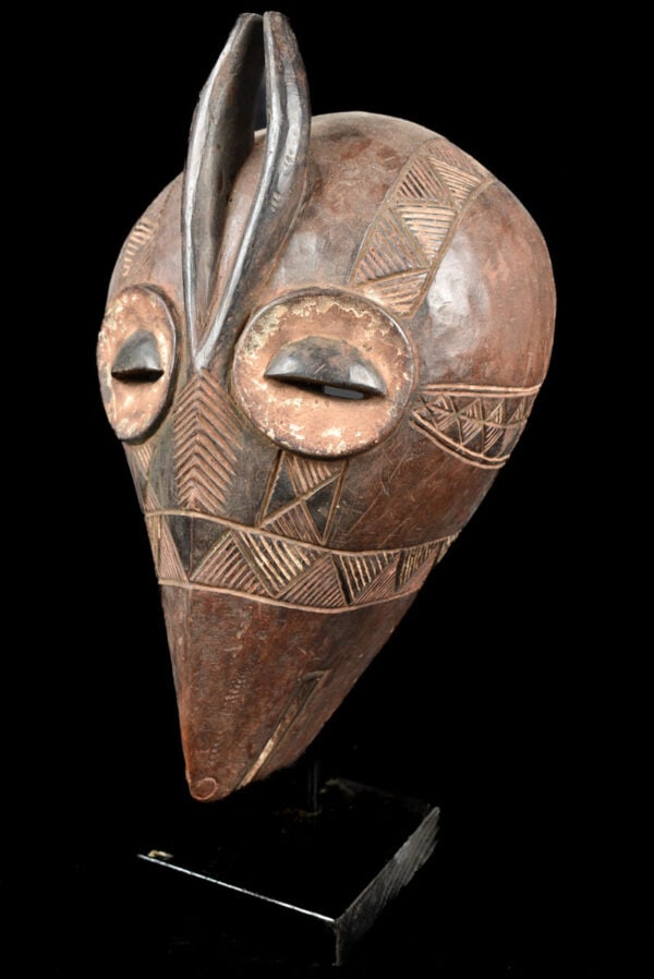 Initiation mask – Wood – Bembe – DR Congo - 5