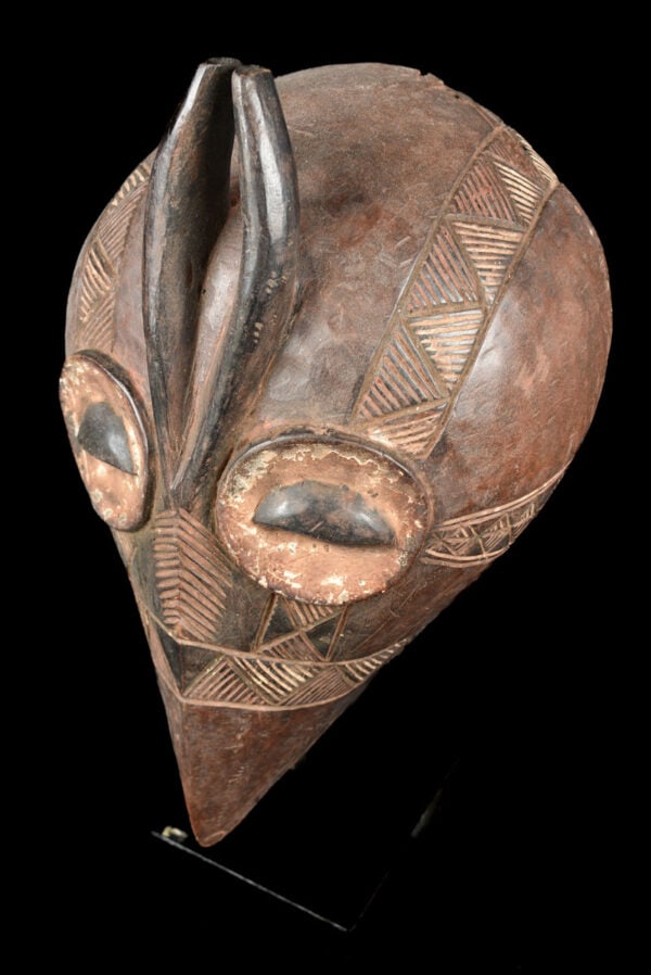 Initiation mask – Wood – Bembe – DR Congo - 6