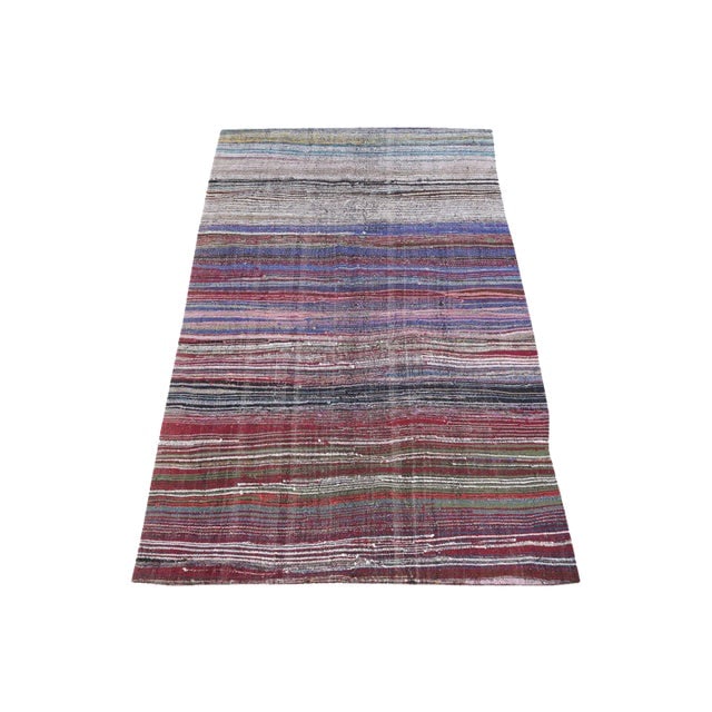 Vintage Turkish kilim: Title:Vintage Turkish kilim Size/ Format:5.02x9.07 Origin:Turkey Material:wool Reserve: $450.00 Shipping: Domestic: Flat-rate of $65.00 to anywhere within the contiguous U.S. International: Foreign sh