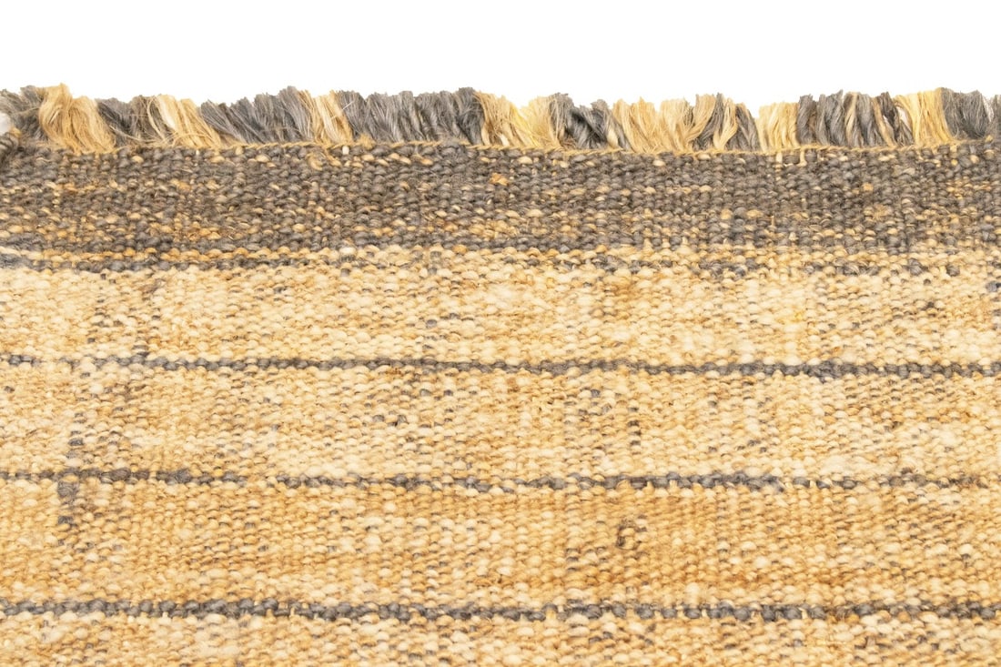Flat-Weave Wool Jute 2X3 Sumak Modern Rug - 10