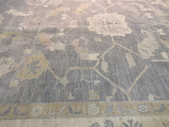 Magnificent Oushak Rug 9.1x12' - 6
