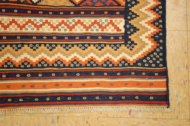 CAUCASIAN KILIM RUG 3'2" x 4'10" - 2