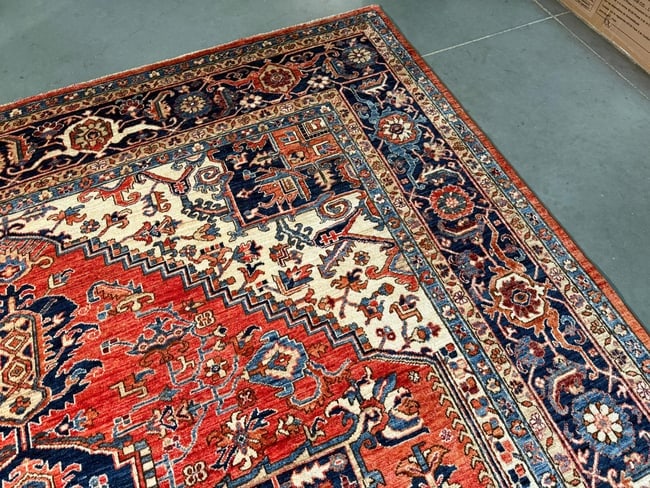 Stunning Super Serapi Rug 9x11.9 - 11