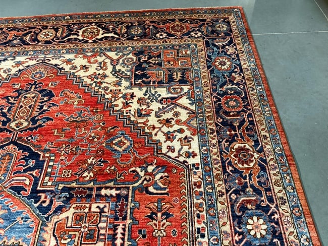 Stunning Super Serapi Rug 9x11.9 - 4